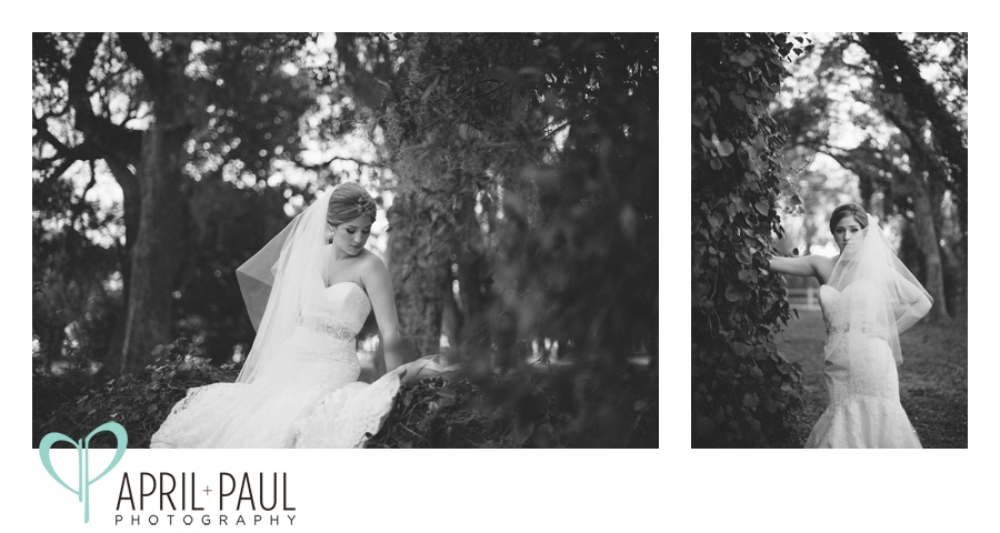 Bridal Portraits at The Old Place in Gautier, MS