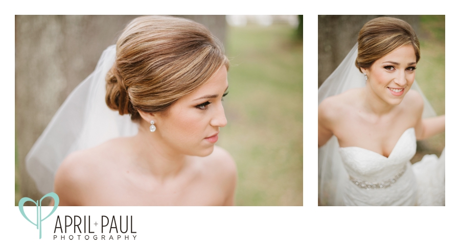 Bridal Portraits with Mississippi Wedding Photographers April + Paul Photography