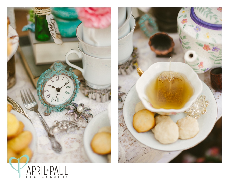 Alice in Wonderland Tea Party Engagement Photography