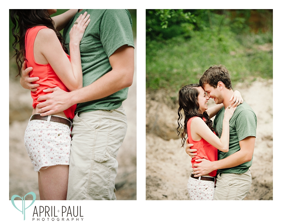 Engagement Photography at the creek in Mississippi