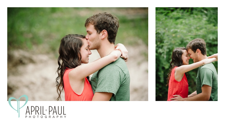 Engagement Session at the Creek in Hattiesburg, MS