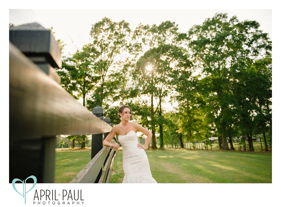 Southern Bridals with a Fence and Field in Hattiesburg, MS