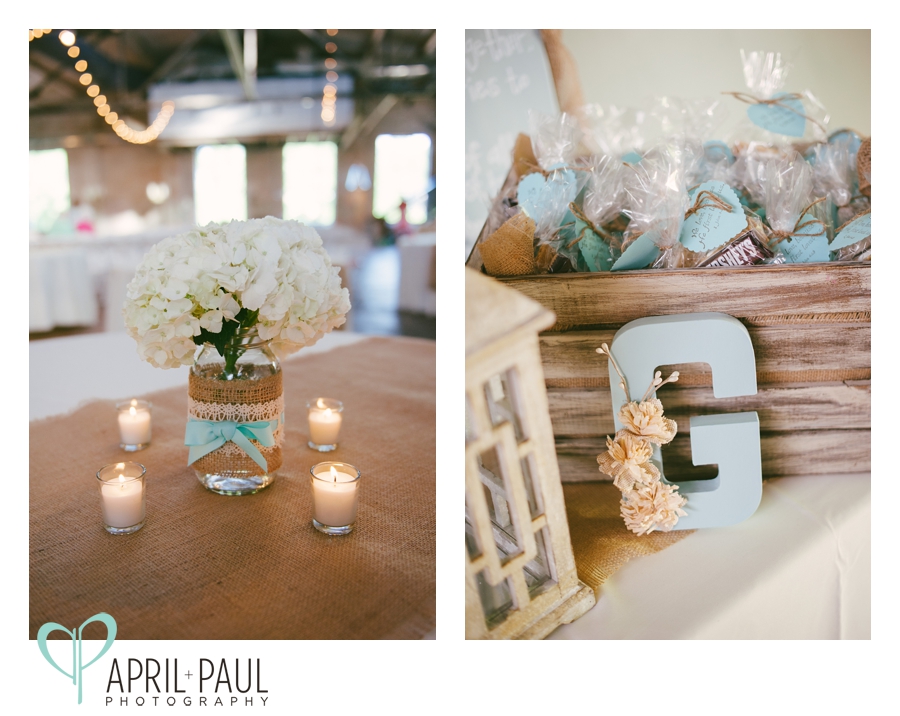 Wedding Decor and Wedding Favors at The Venue in Hattiesburg, MS