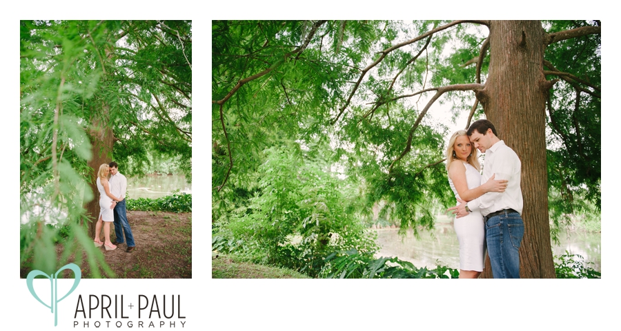 New Orleans Engagement Shoot in Audubon Park with April + Paul Photography