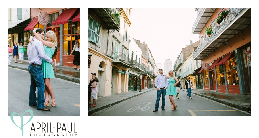 New Orleans Engagement Shoot in the French Quarter