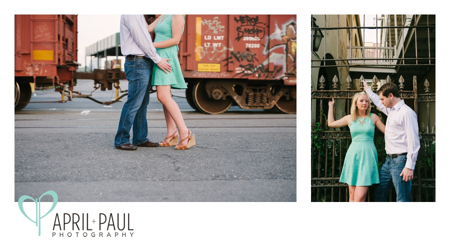 New Orleans Engagement Shoot in The French Quarter with April + Paul Photography