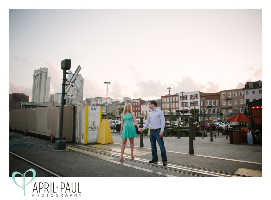 New Orleans Engagement Shoot with April + Paul Photography