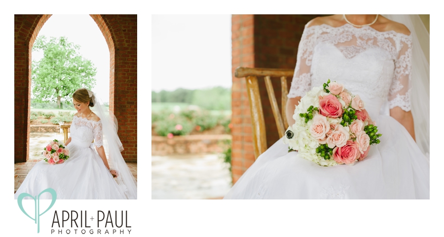 Beautiful Bridals at Oak Hill Stables Wedding in Oxford, MS