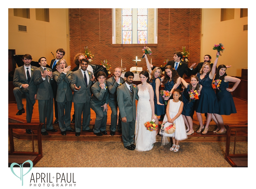 Funny Bridal Party Photography