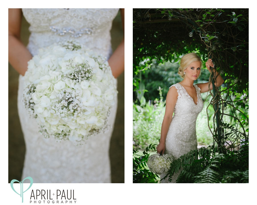 Romantic Bridal Portraits at Southern Oaks in Hattiesburg, MS
