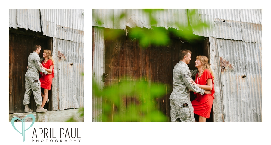 Military Engagement Photography in Hattiesburg, MS