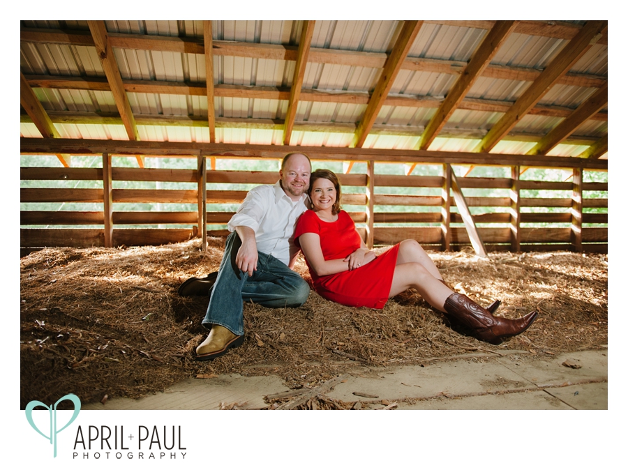 Country Barn Engagement Photography
