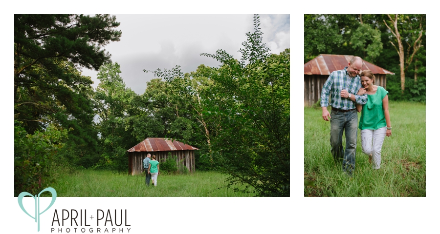 Barn and Field Engagement Shoot in Mississippi