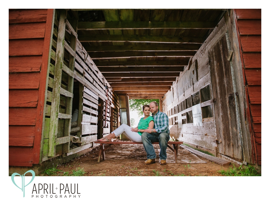 Mississippi Engagement Shoot in a Barn