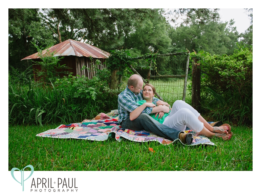 Beautiful Country Engagement Session in Mississippi
