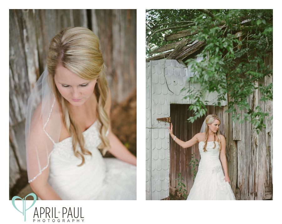 Rustic country bridal shoot in mississippi