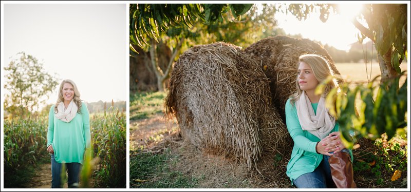 Seminary, MS Senior Portrait Photography in a corn field