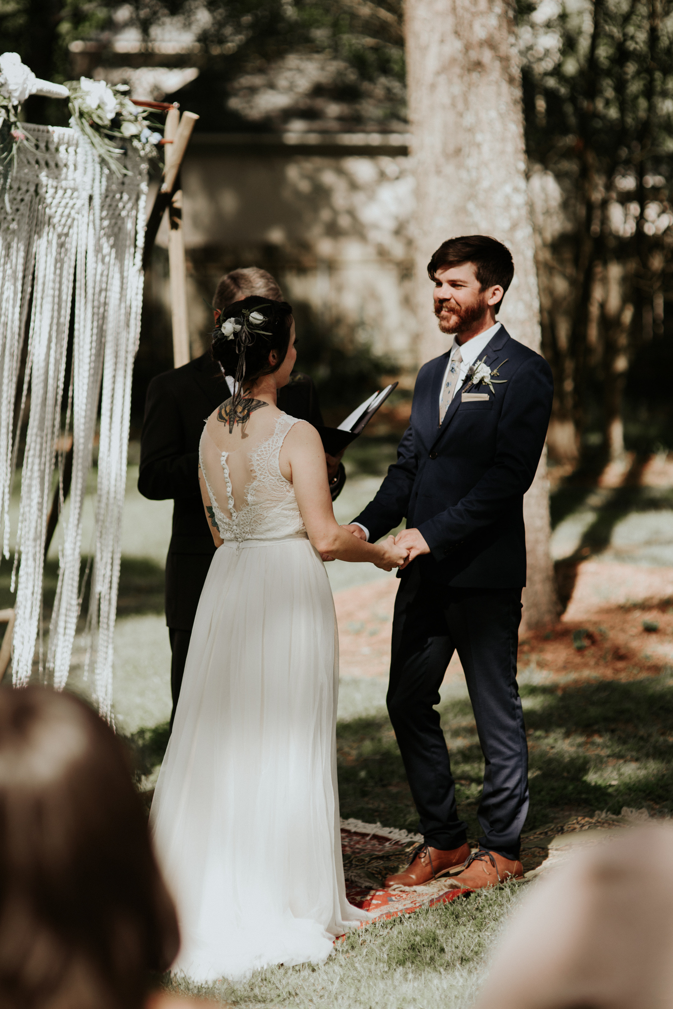 Eclectic Bohemian Wedding in Jackson, MS at The Cedars