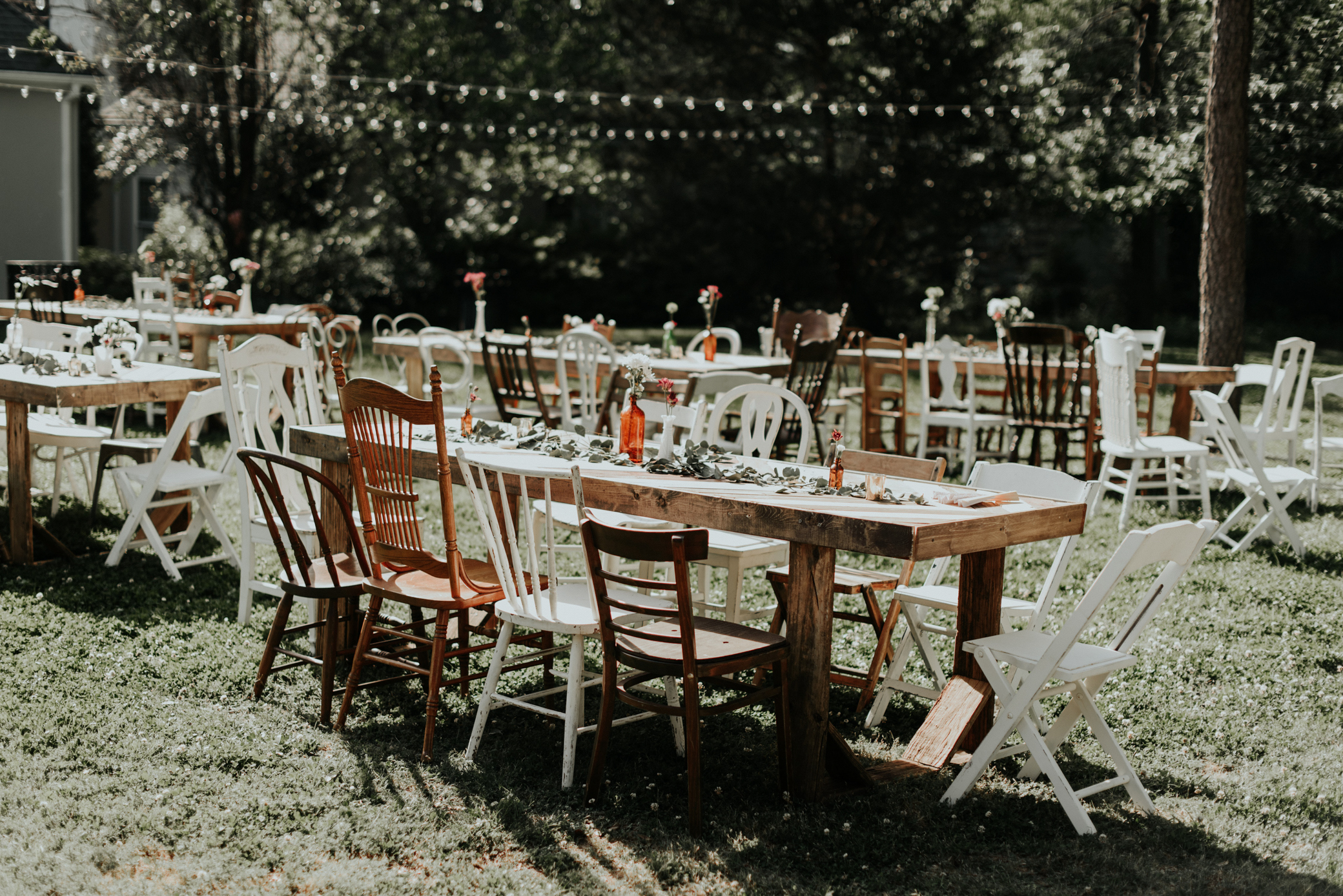 Eclectic Bohemian Wedding Reception at The Cedars