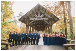 Hattiesburg, MS Wedding Photography at Phillips Camp on a Covered Bridge